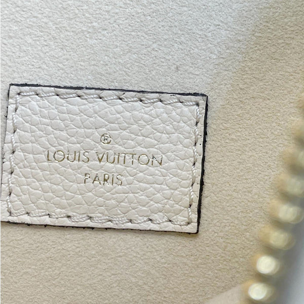 LOUIS VUITTON Loop Hobo Monogram Empreinte Shoulder Bag White