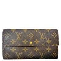 LOUIS VUITTON Sarah Vintage Monogram Canvas Wallet Brown