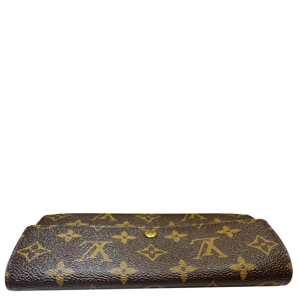 LOUIS VUITTON Sarah Vintage Monogram Canvas Wallet Brown