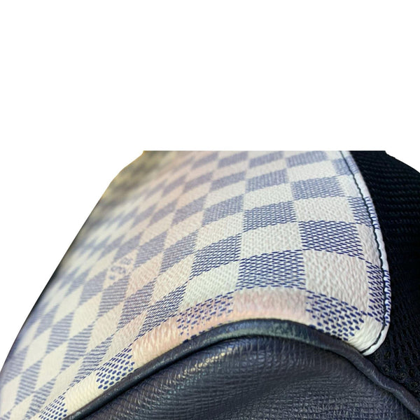 LOUIS VUITTON Matchpoint Damier Azur Backpack White