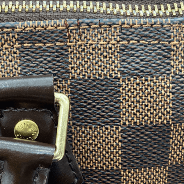 LOUIS VUITTON Speedy 30 Damier Ebene Satchel Bag Brown