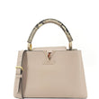 LOUIS VUITTON Capucines Leather Shoulder Bag Galet