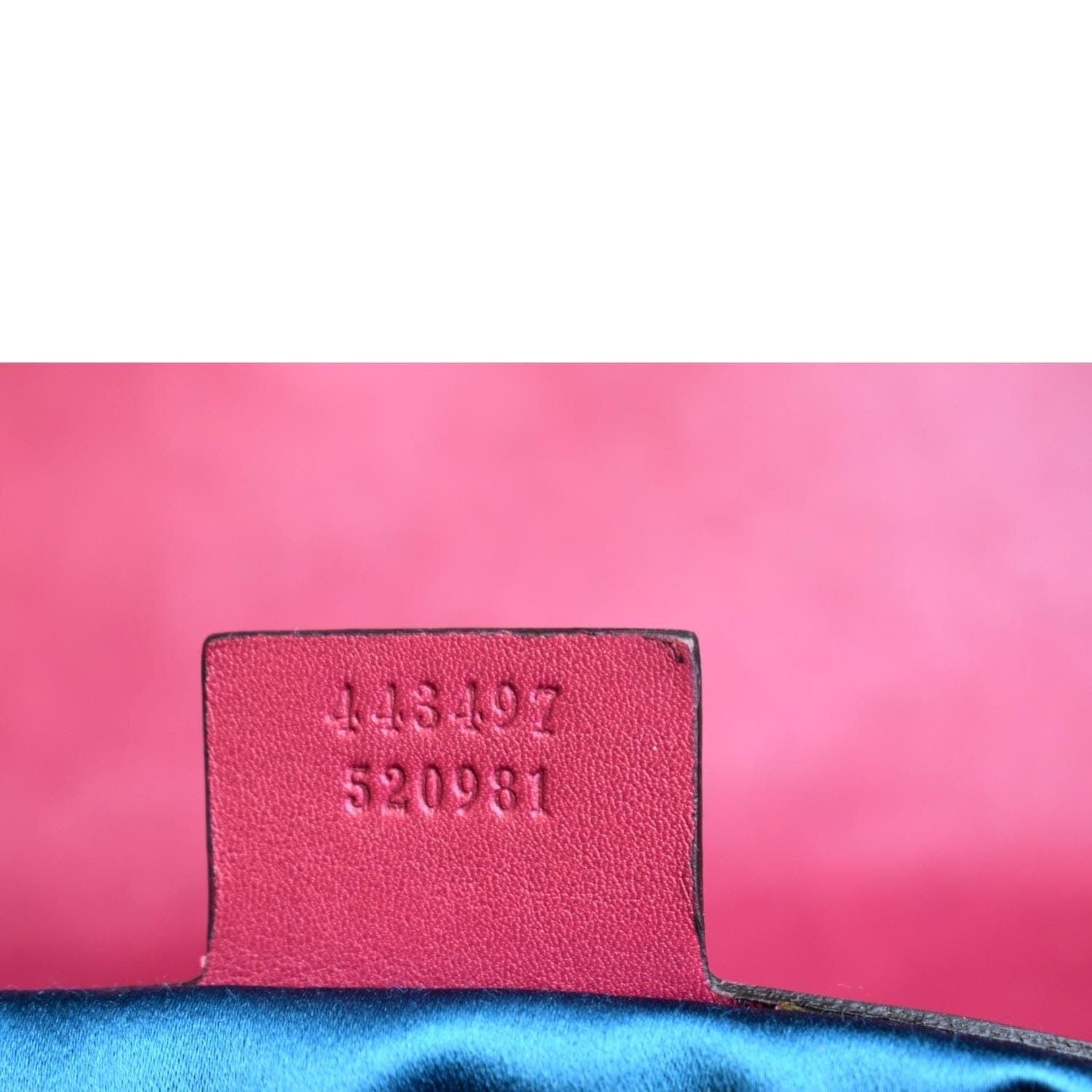 Gg marmont velvet crossbody bag Gucci Pink in Velvet - 16281495