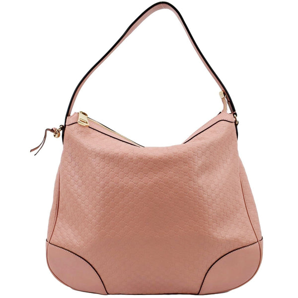 GUCCI Large Bree GG Leather Hobo Bag Pink 449244