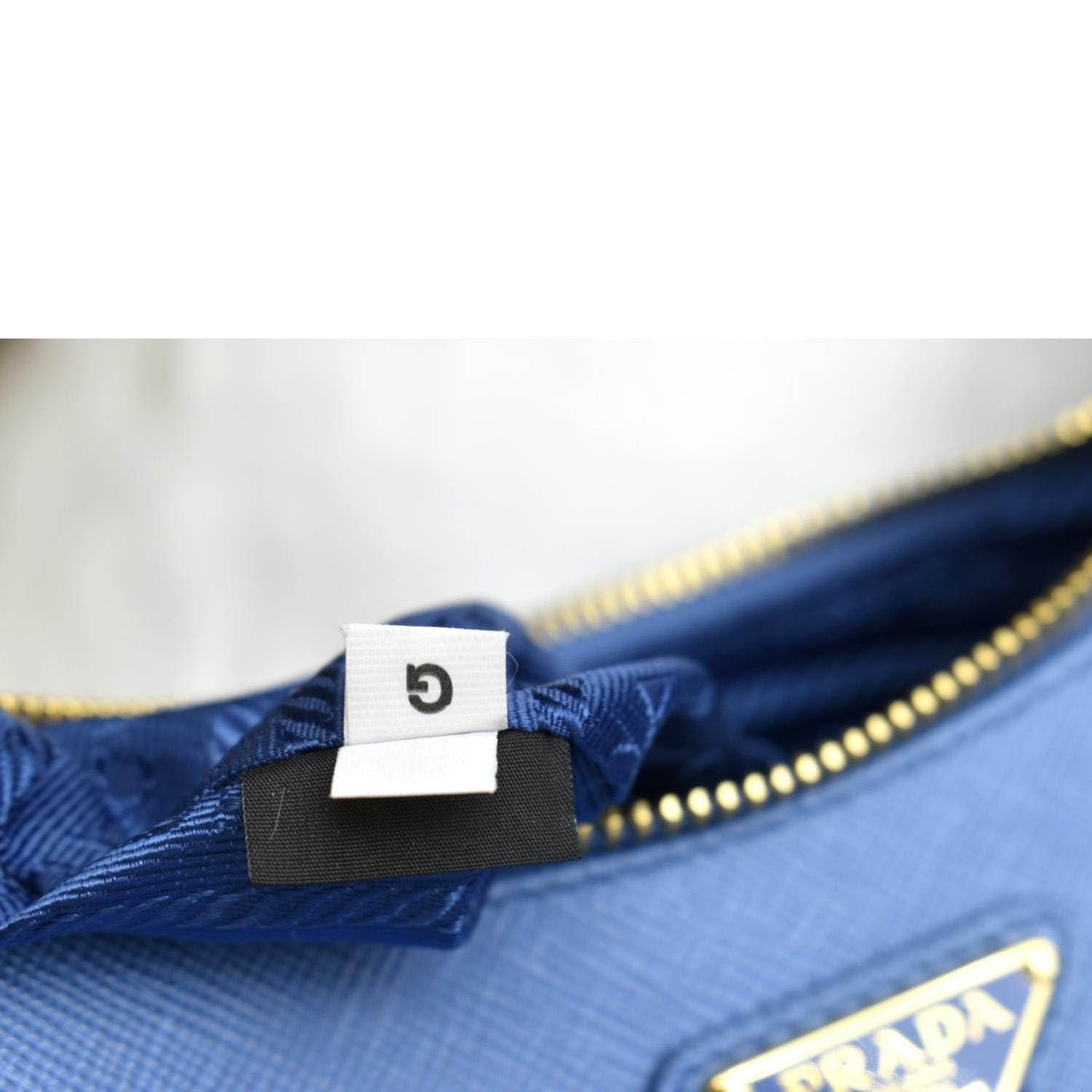 Prada 2010s Small Rare Saffiano Leather Baby Blue Bag · INTO