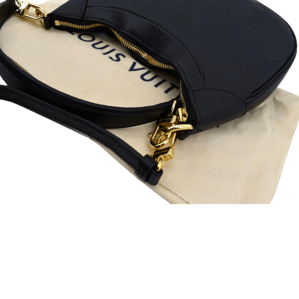 LOUIS VUITTON Bagatelle Monogram Empreinte Shoulder Bag Black