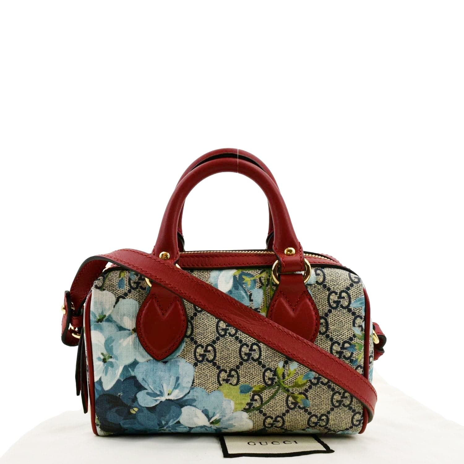 Gucci GG Supreme Blooms Mini Boston Bag
