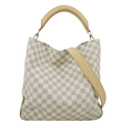 LOUIS VUITTON Soffi Damier Azur Satchel Shoulder Bag White