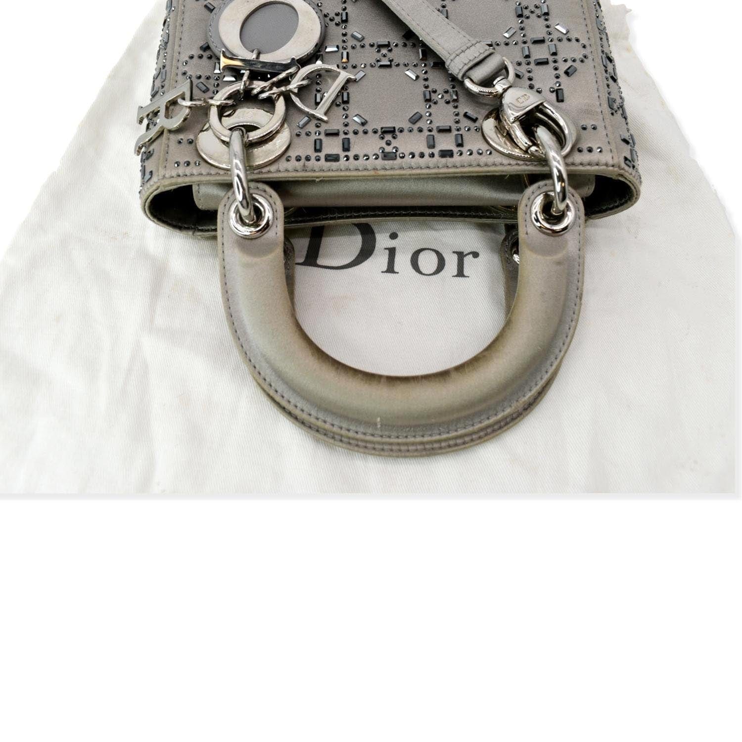 Christian Dior Mini Lady Dior Crystal Embellished Shoulder Bag
