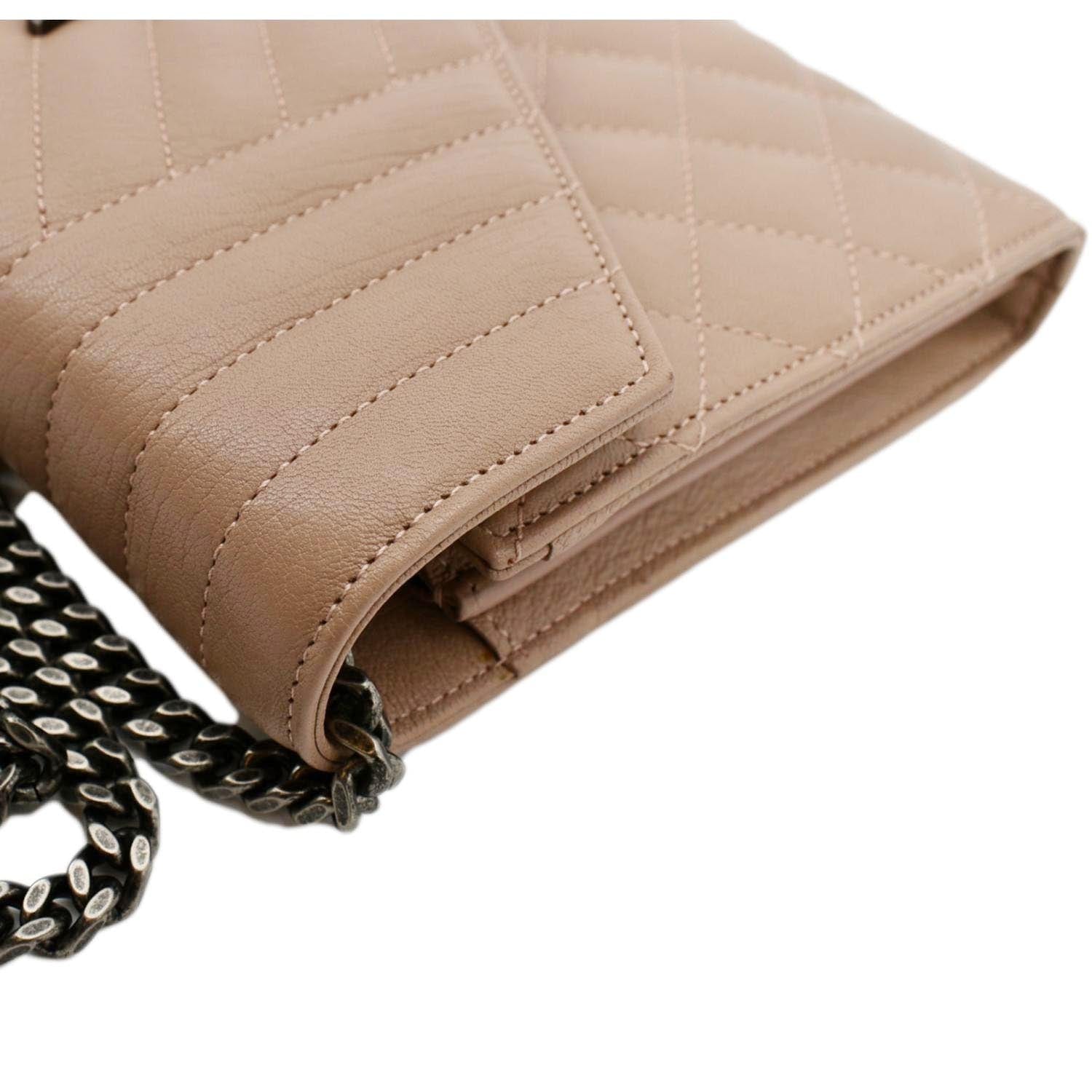 Yves Saint Laurent WOC Mixed Matelasse Leather Wallet