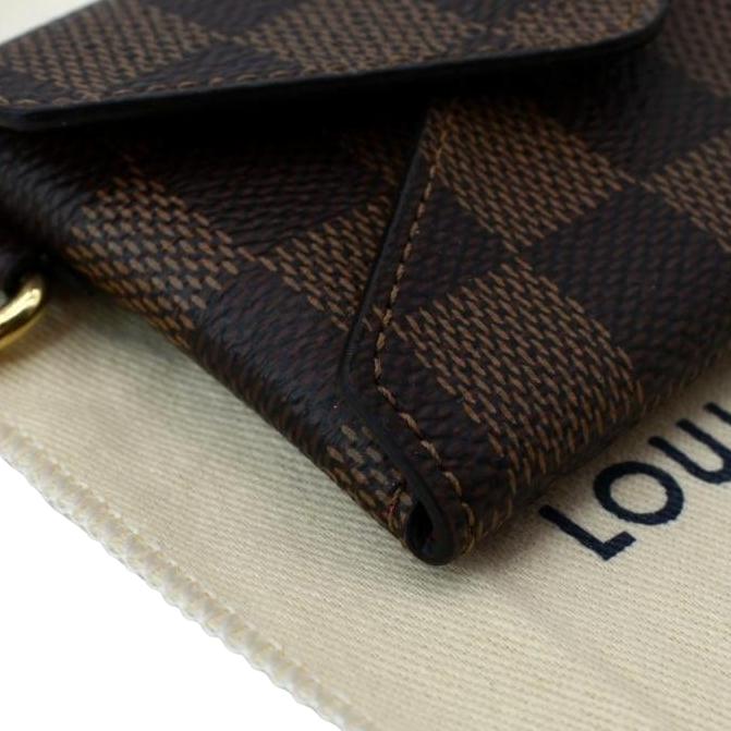 Louis Vuitton Kirigami Pochette Damier Ebene Clutch Brown