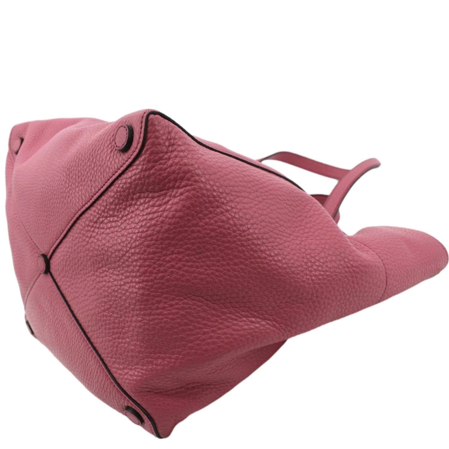 Prada Vitello Daino Leather Bauletto Bag nude Pink