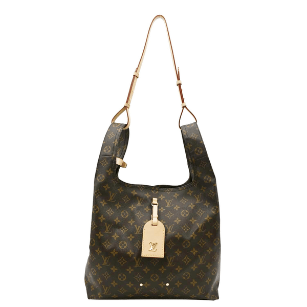 LOUIS VUITTON Atlantis GM Monogram Canvas Shoulder Bag Brown