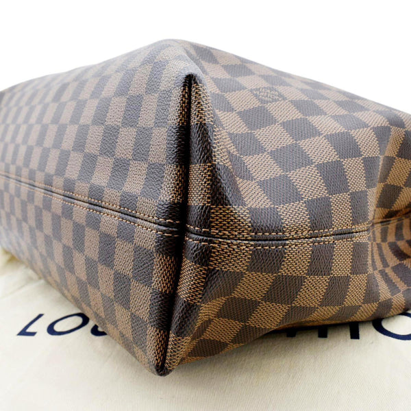 LOUIS VUITTON Graceful MM Damier Ebene Shoulder Bag Brown