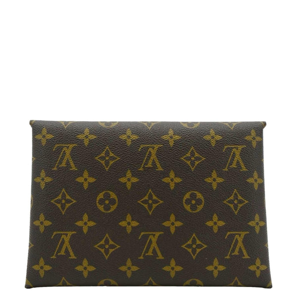 LOUIS VUITTON Kirigami Pochette Large Monogram Canvas Clutch Rose Ballerine