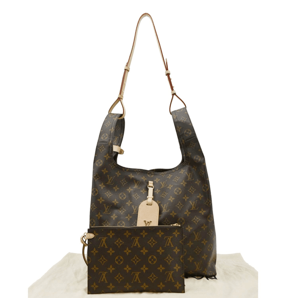 LOUIS VUITTON Atlantis GM Monogram Canvas Shoulder Bag Brown