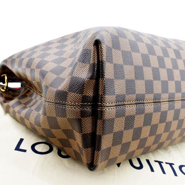 LOUIS VUITTON Graceful MM Damier Ebene Shoulder Bag Brown