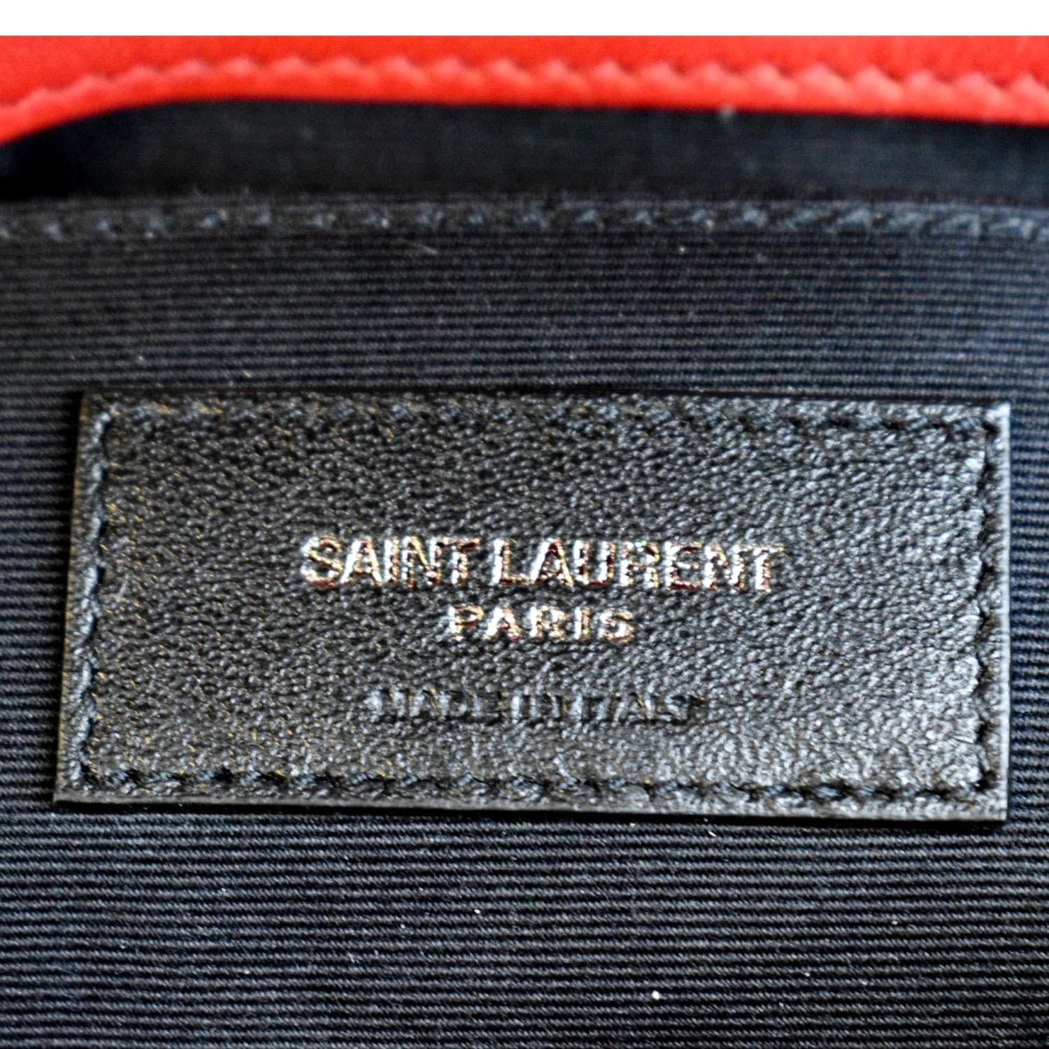 Yves Saint Laurent I Want It Red Cosmetic Bag New with Tags