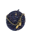 Chanel Tweed Round with Gold Charms