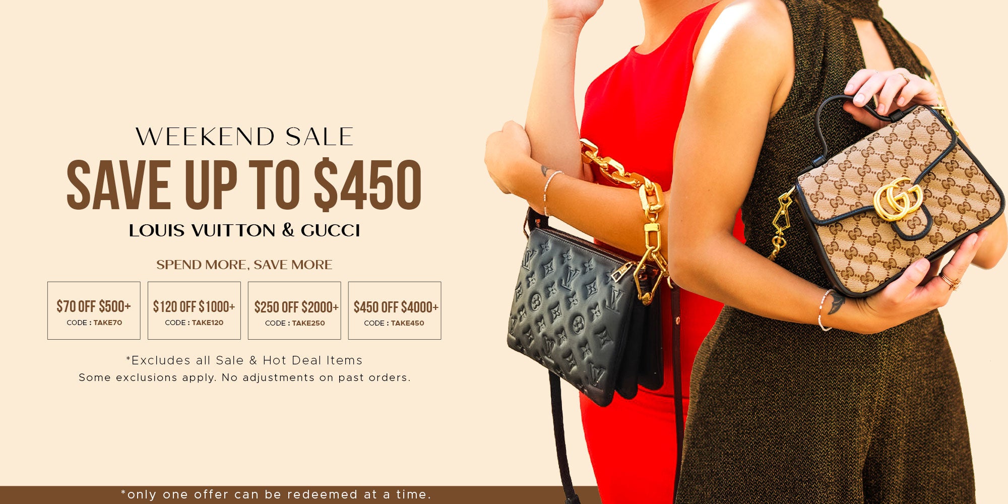 BLACK FRIDAY: OVER 500 LUXURY ITEMS FROM LOUIS VUITTON, GUCCI