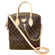 LOUIS VUITTON Carry All MM Monogram Canvas Shoulder Bag Brown-US