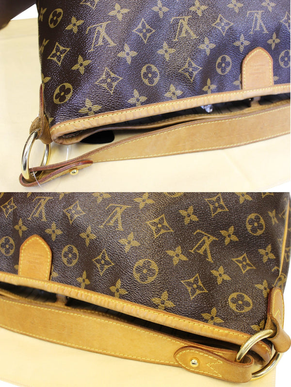 LOUIS VUITTON Monogram Canvas Delightful MM Tote Shoulder Bag