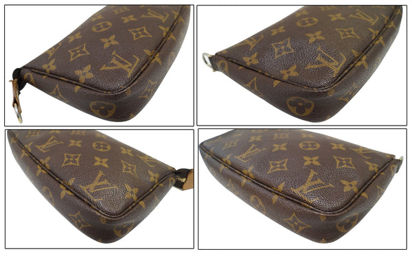 LOUIS VUITTON Monogram Canvas Pochette Accessoires Long Shoulder Pouch