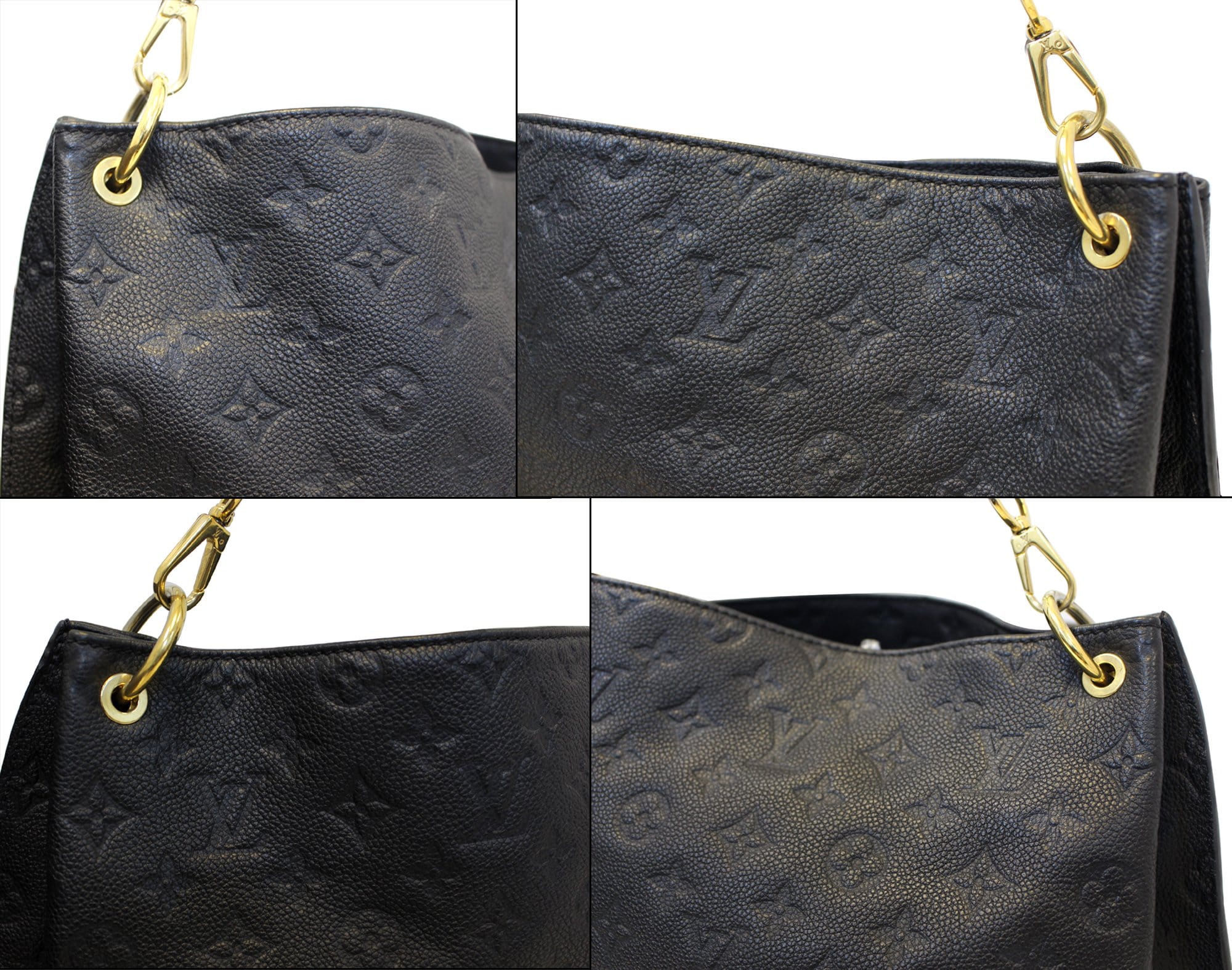 Louis Vuitton Black Monogram Empreinte Metis Hobo bag, Luxury
