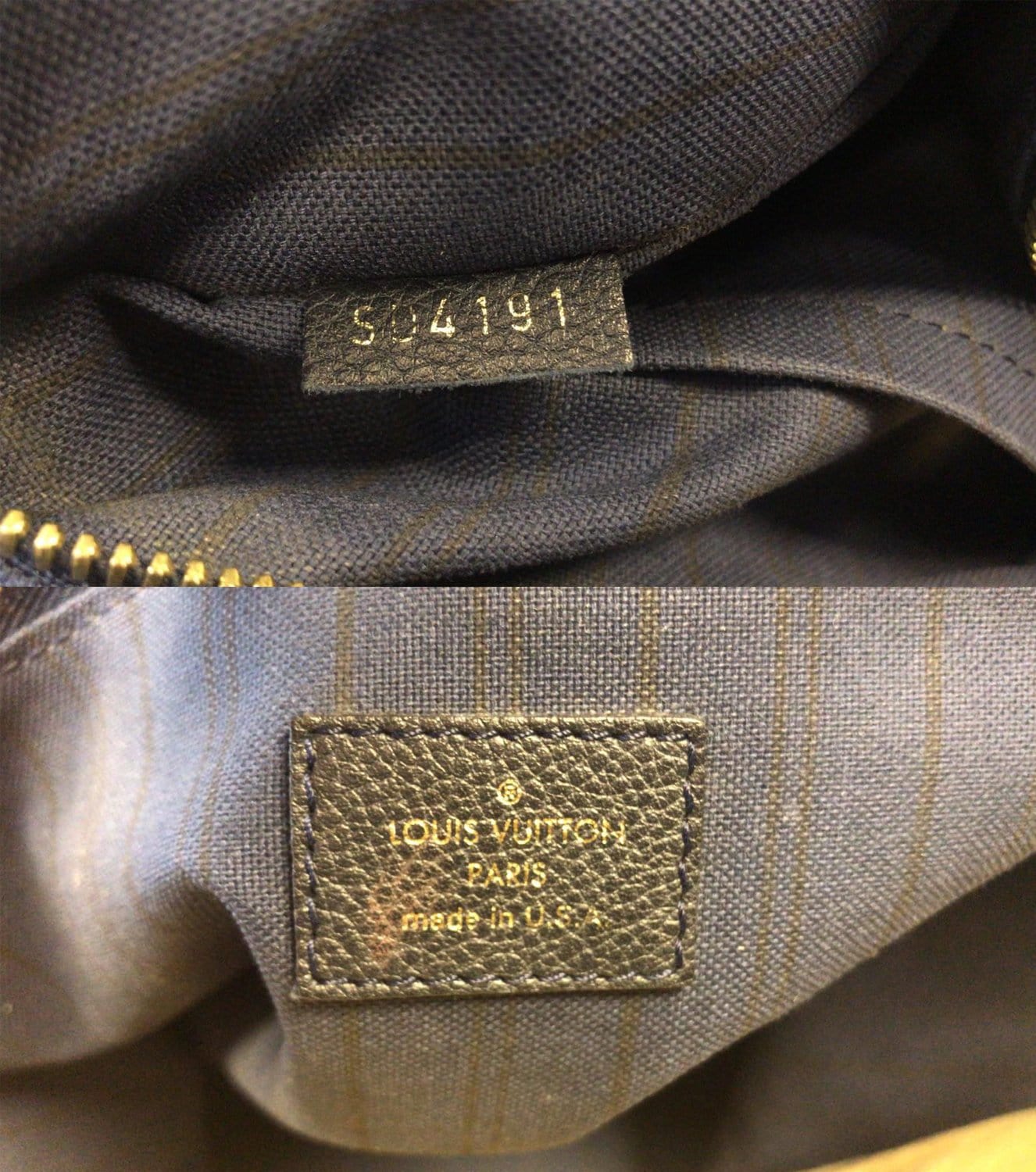 Louis Vuitton Citadine Pochette Monogram Empreinte Leather GM