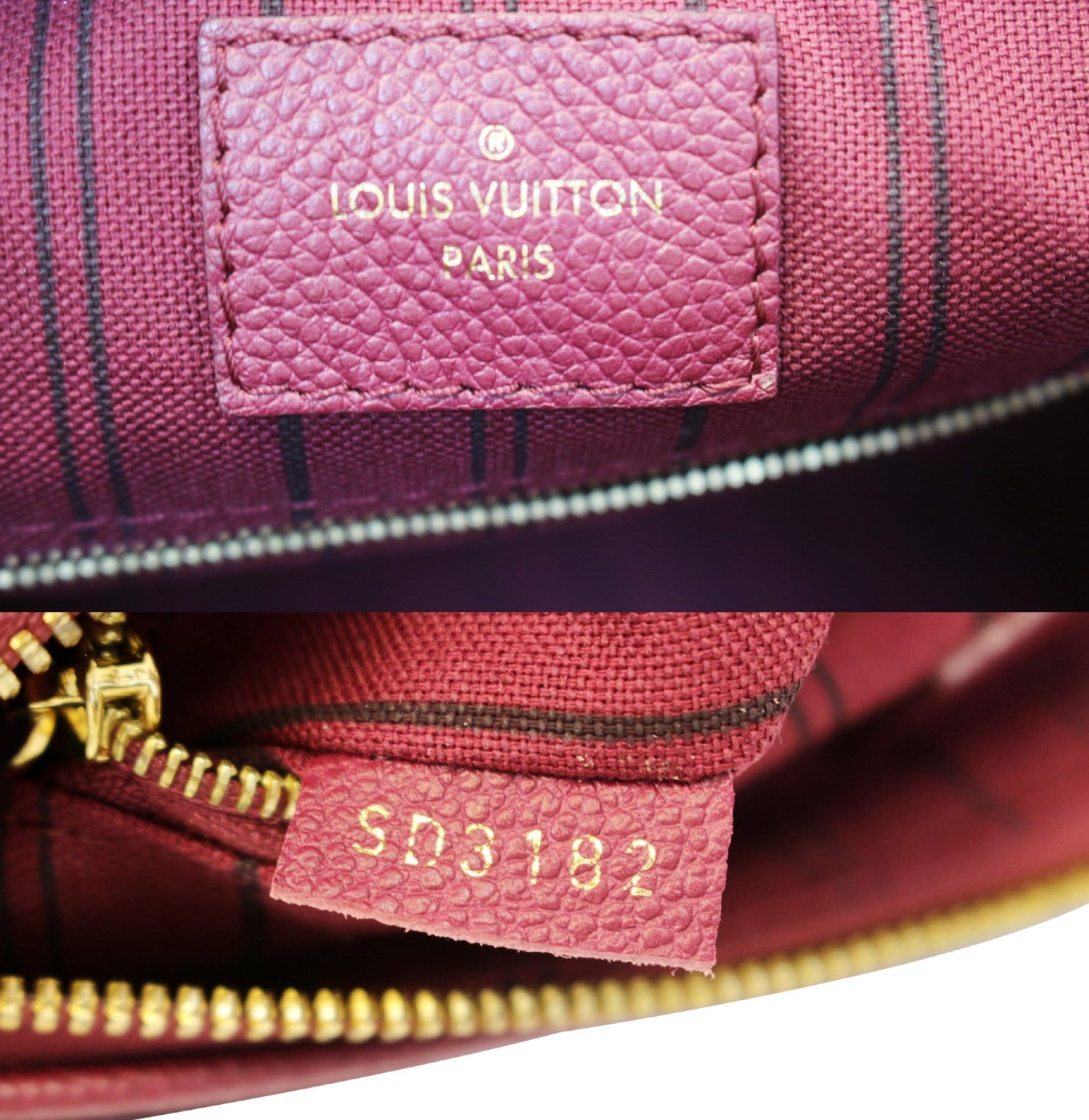 M58947 Louis Vuitton Monogram Empreinte Speedy Bandoulière 25 Handbag