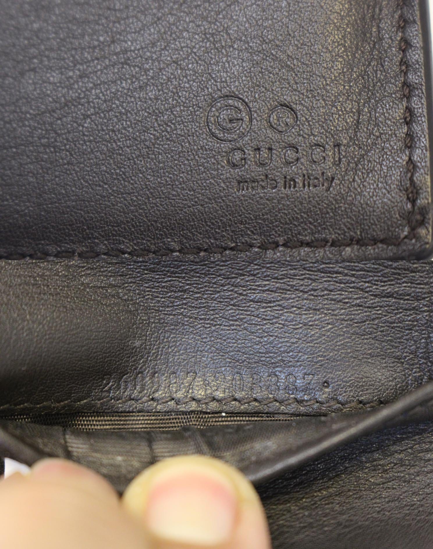 GUCCI Guccissima Long Bi-Fold Wallet – PrettyDeal
