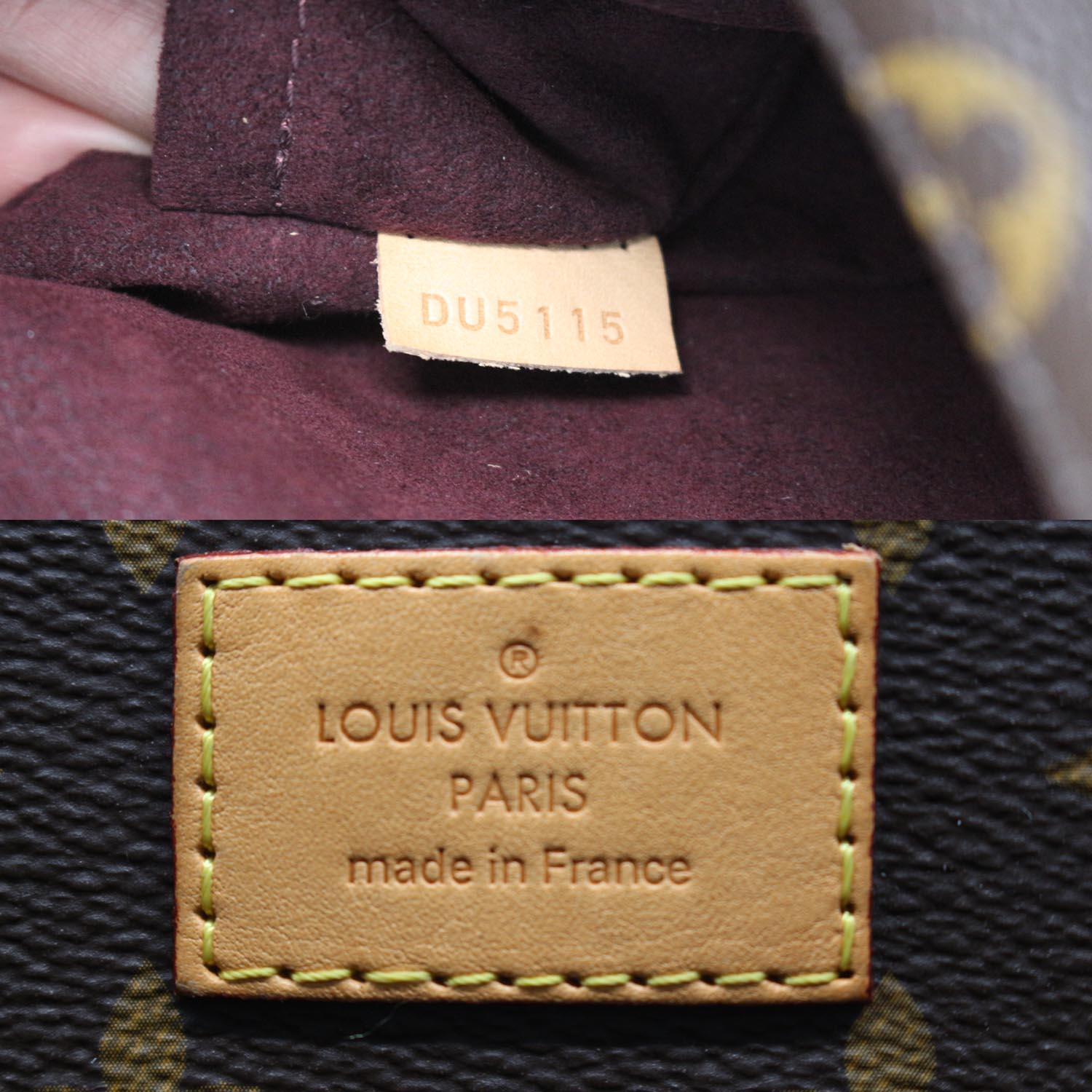 Louis Vuitton Melie Handbag Monogram Canvas Brown 1957331