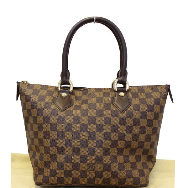 LOUIS VUITTON Saleya PM  Damier Ebene Brown Tote Shoulder Bag