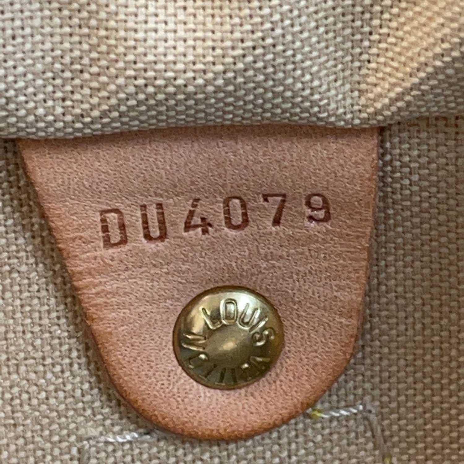 Louis Vuitton Speedy 35 Damier Azur Satchel Bag White
