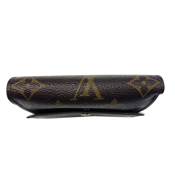 LOUIS VUITTON Elise Double Monogram canvas Wallet Brown