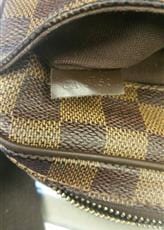 LOUIS VUITTON Damier Ebene Brown Brooklyn Bum Bag