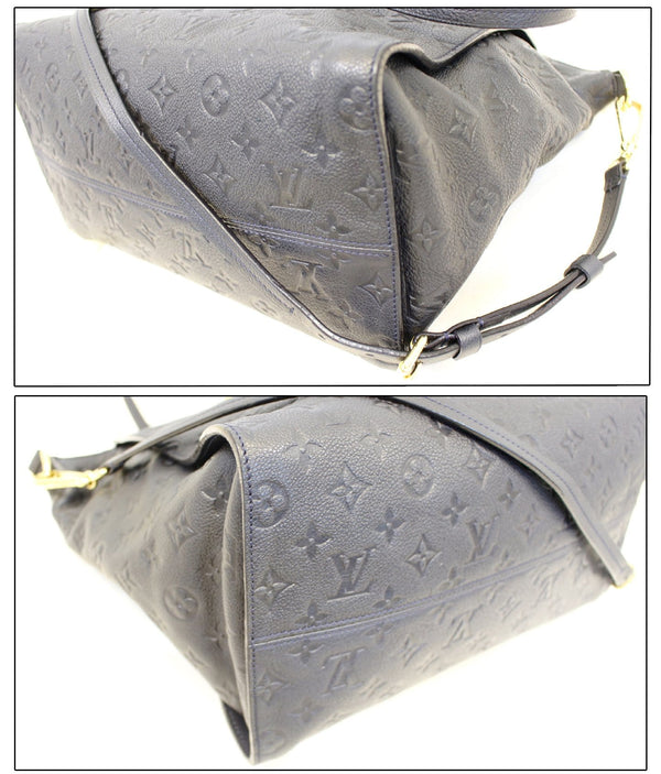 LOUIS VUITTON Infini Monogram Empreinte Leather Lumineuse PM Shoulder Bag