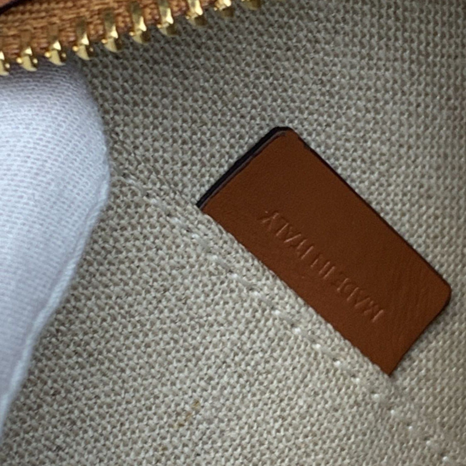 Celine Triomphe Shoulder Bag Tan in Natural Calfskin Leather with Gold-tone  - US