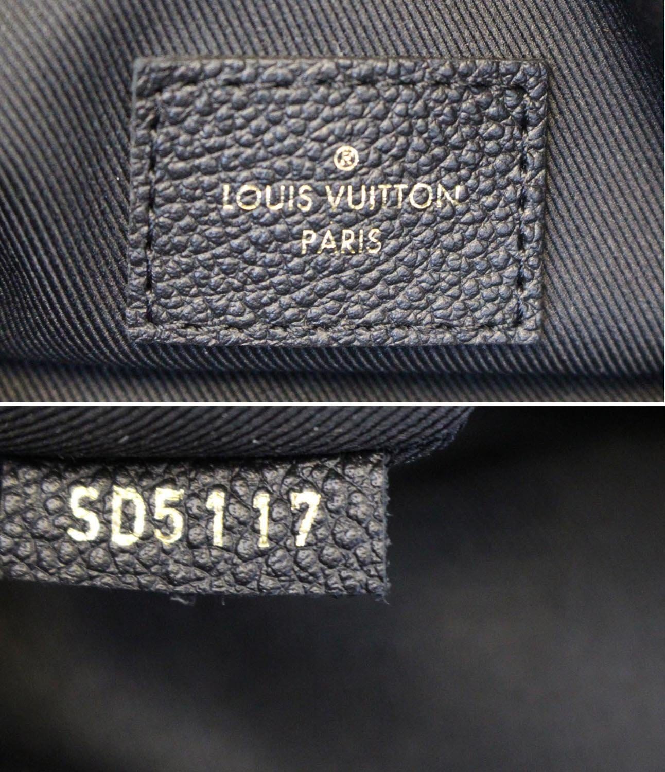 Ponthieu leather handbag Louis Vuitton Black in Leather - 35978786