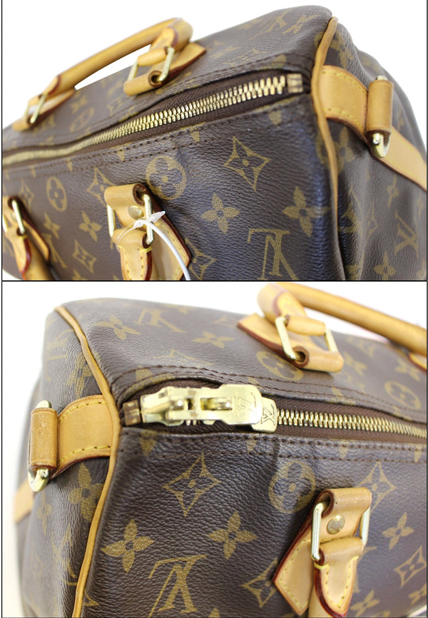 LOUIS VUITTON Speedy 30 Bandouliere Monogram Canvas Shoulder Bag