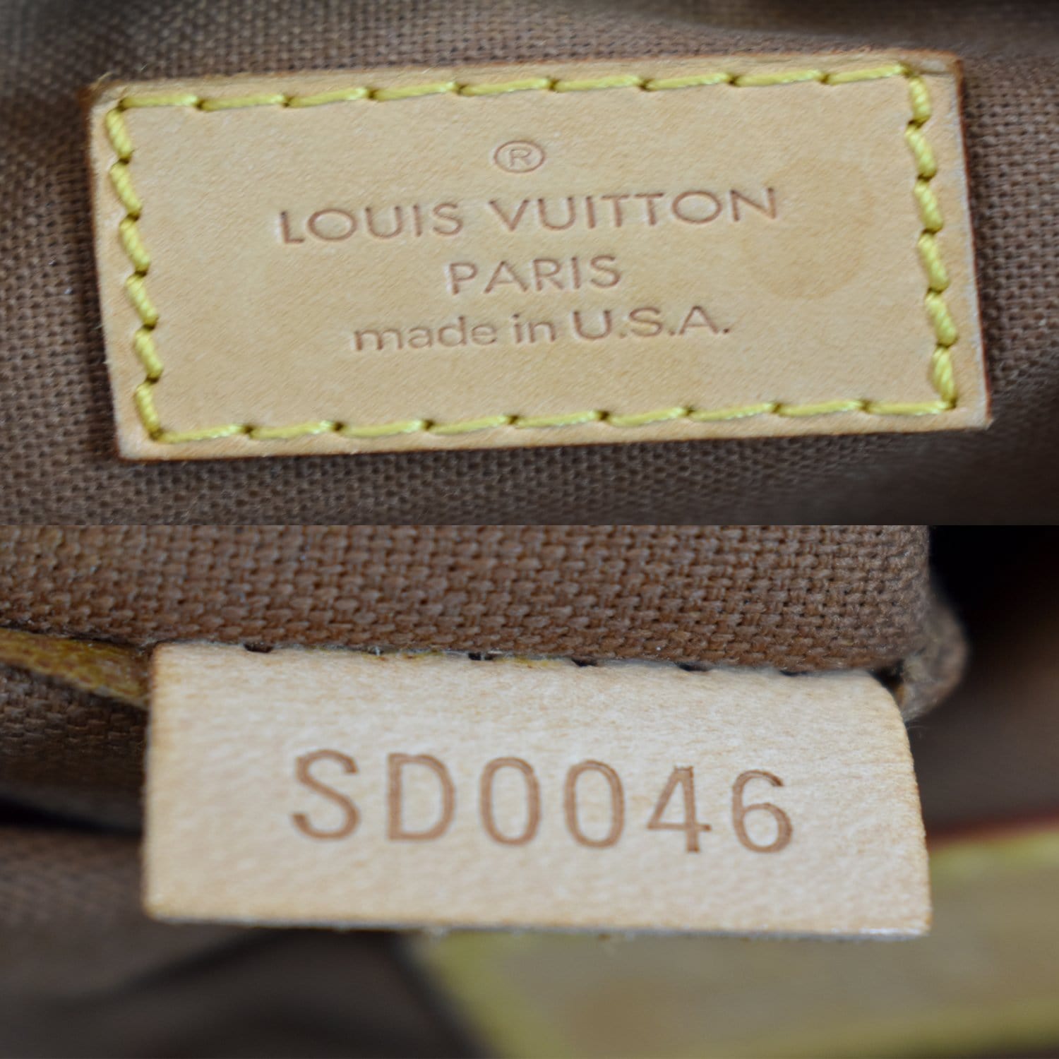Tulum leather handbag Louis Vuitton Brown in Leather - 20320067