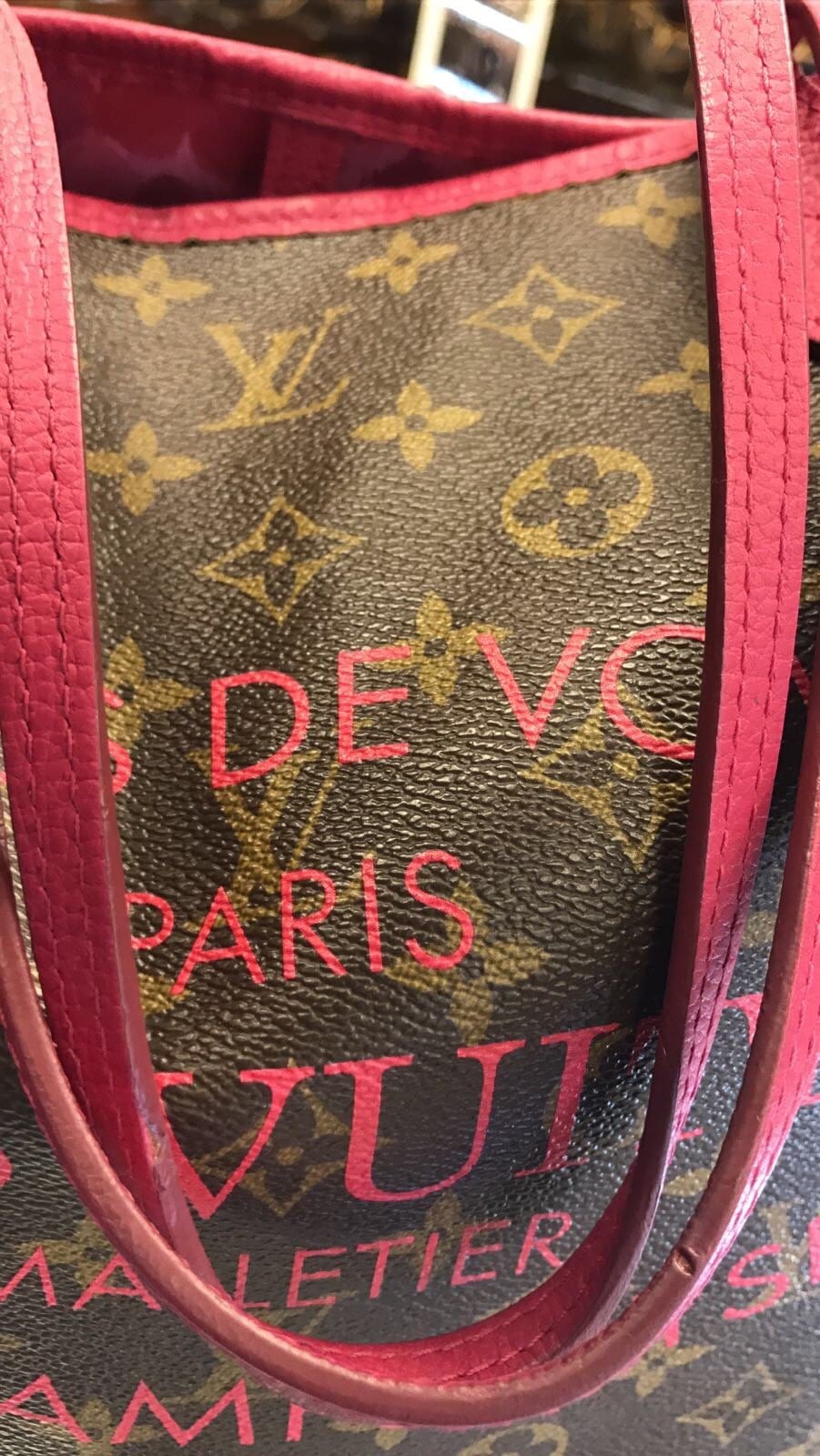 LV Neverfull MM Ikat Limited Edition Bag