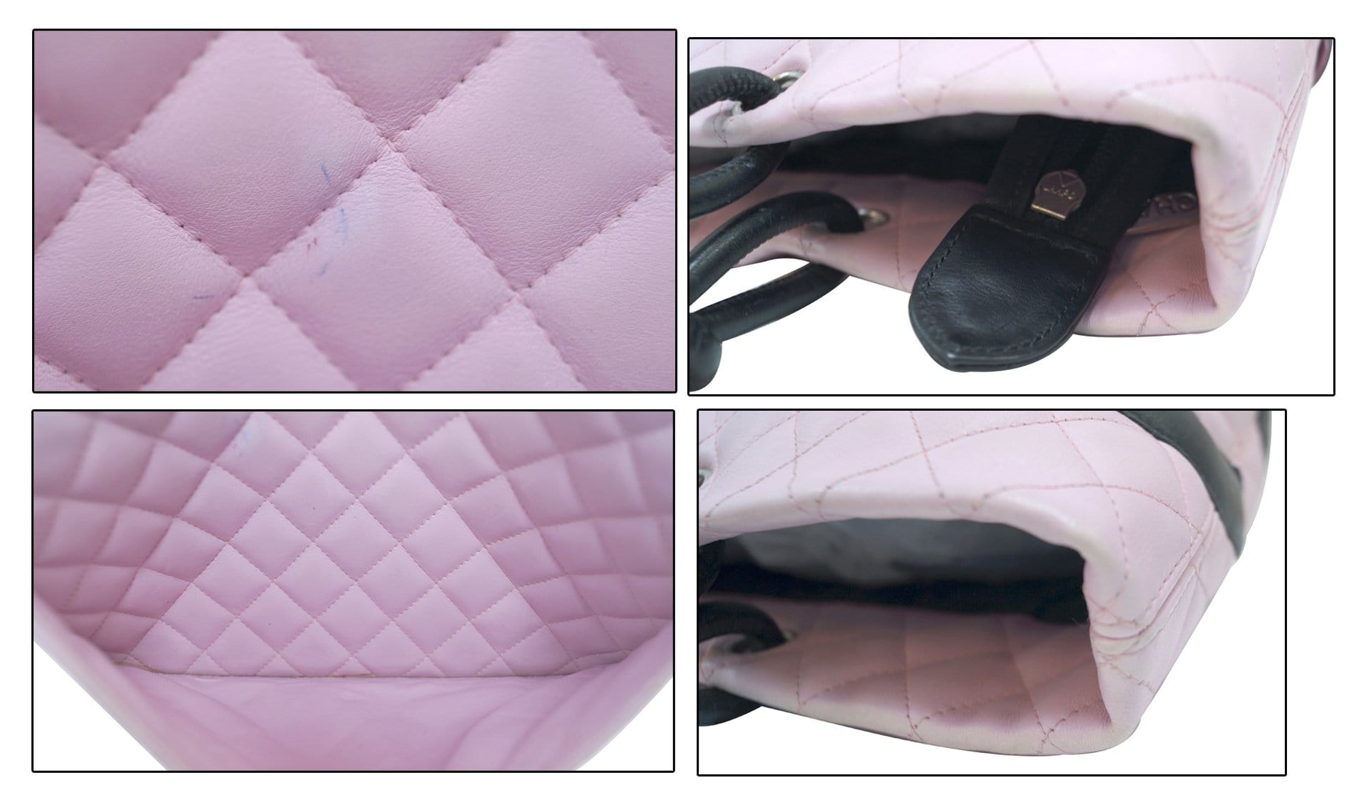 CHANEL PINK CAMBON QUILTED LEATHER BAG – RDB