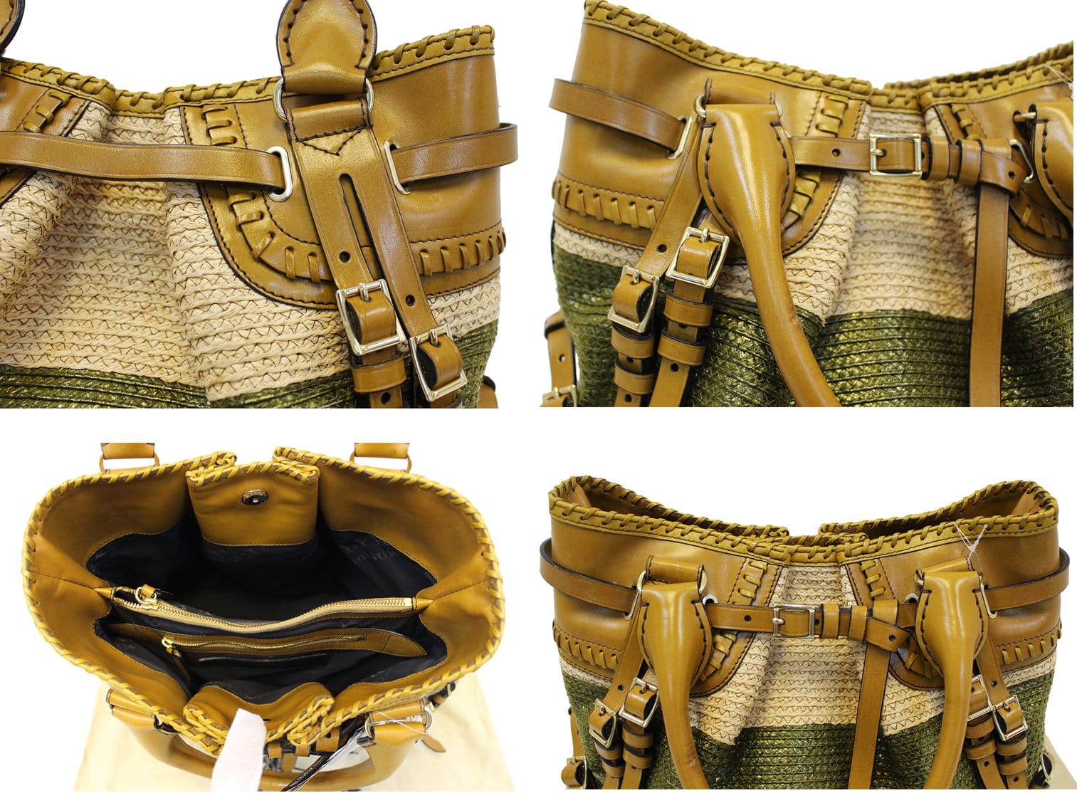 Burberry Pistachio Prorsum Cadet Studded Bag - Ann's Fabulous Closeouts