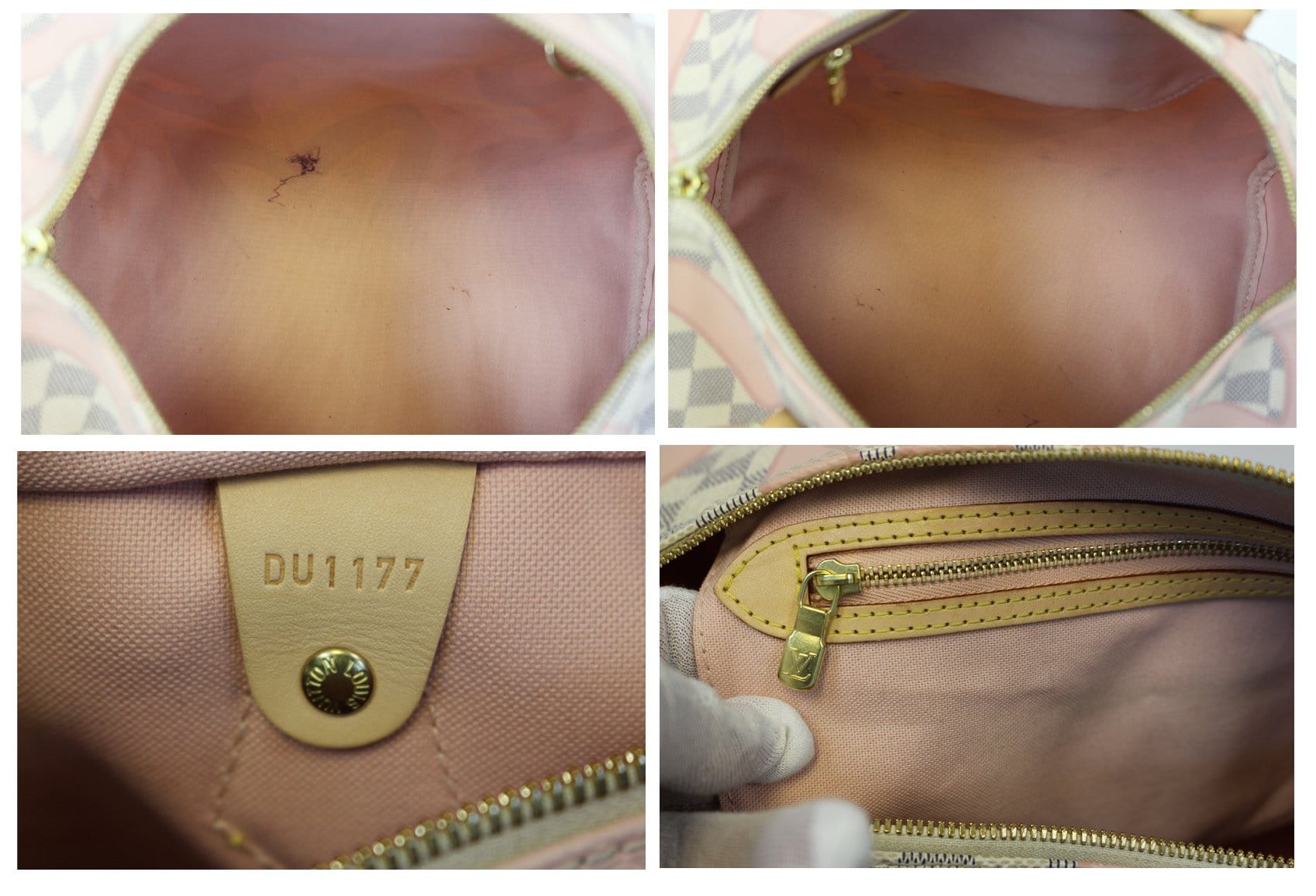 Louis Vuitton Limited Edition Damier Azur Summer Trunks Trompe L'oeil  Speedy 30 Bandouliere Bag - Yoogi's Closet