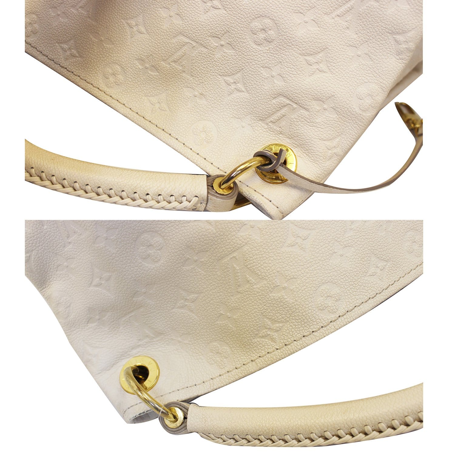 Artsy leather handbag Louis Vuitton Beige in Leather - 27270810