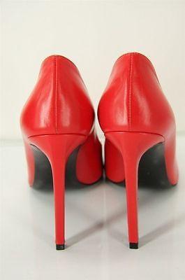Leather heels Saint Laurent Red size 40 EU in Leather - 34730359