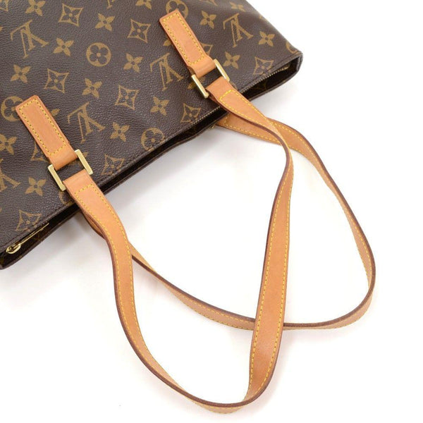 LOUIS VUITTON Cabas Piano Monogram Canvas Shoulder Handbag