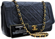 Chanel Shoulder Bag - Vintage Chanel Lambskin Chain Bag 