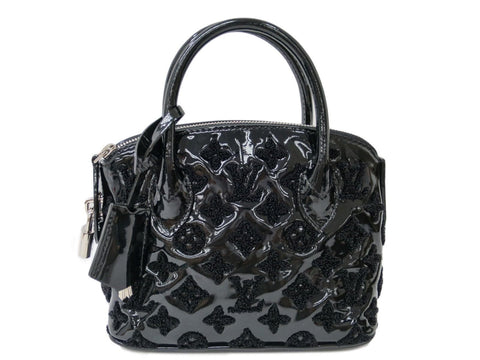 LOUIS VUITTON Lockit BB Bouclette Black Excellent Handbag - Final Call